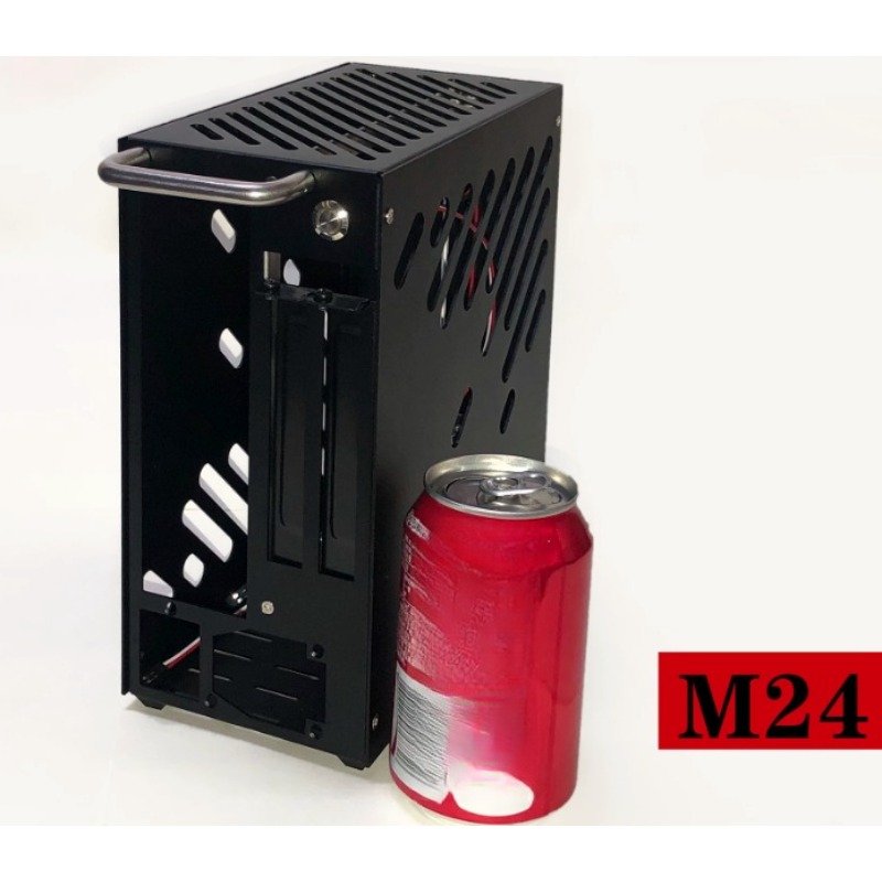 Psu Computer - Casing M24 Mini A4 ITX Full-Aluminium