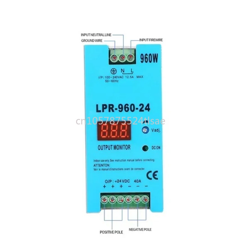 Smps Power Supply - SMPS LPR-960-24: Keluaran Tunggal, 960W (24V