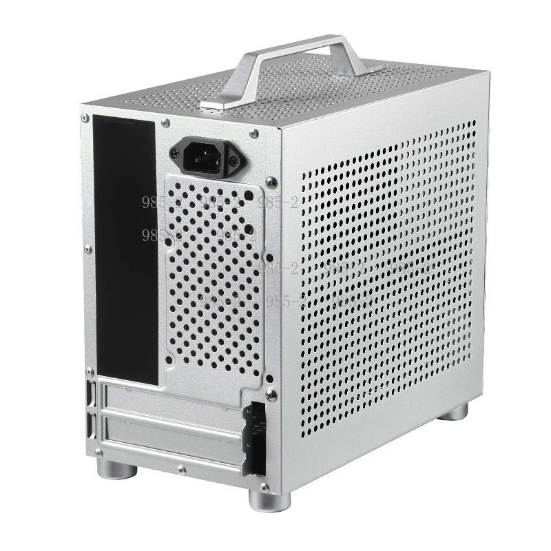Pc Power Supply - Casing Mini ITX Tower dengan Pegangan,