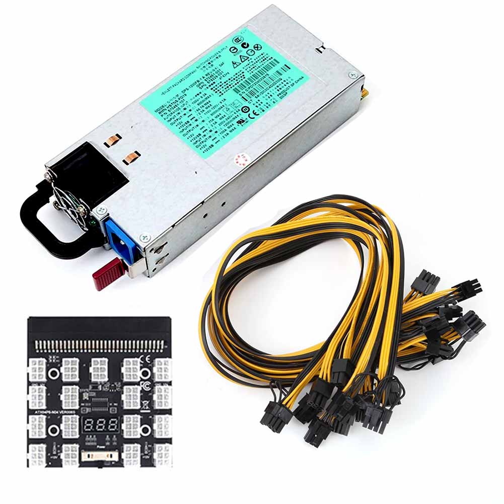 Psu Computer - 1200W Mining GPU PSU Server Power