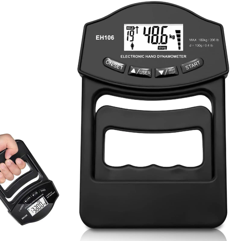 Power Supply Tester - Dinamometer Tangan Digital 396Lbs/180Kg dengan Layar