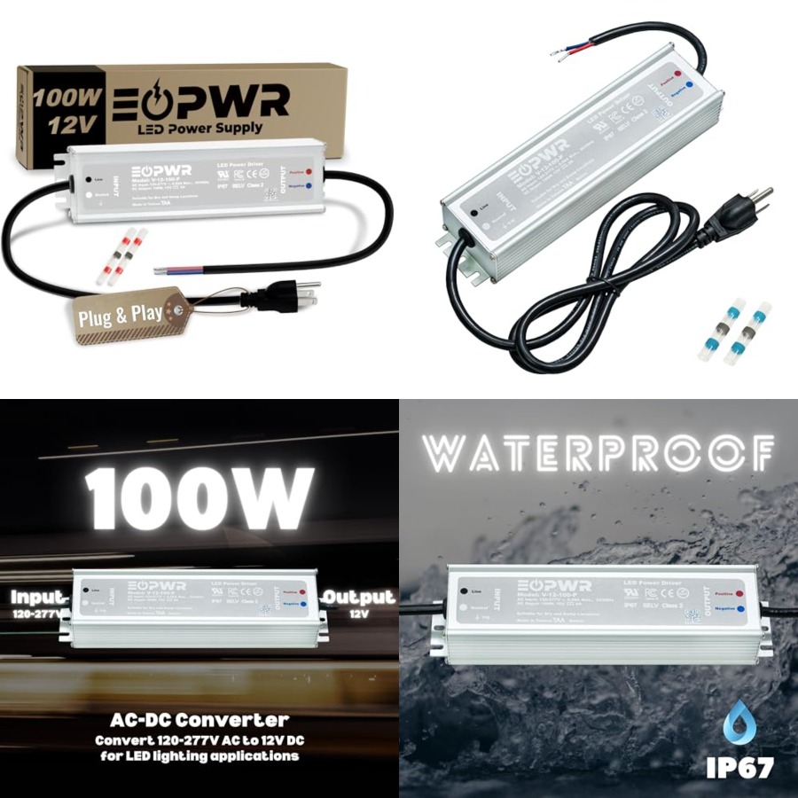 Ac Power Supply - Driver LED Tahan Air IP67 Catu
