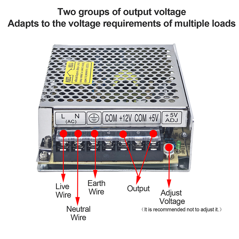Dual 30 Watt 5V 12V Dual Outpu - Smps Power Supply ulasan dan harga