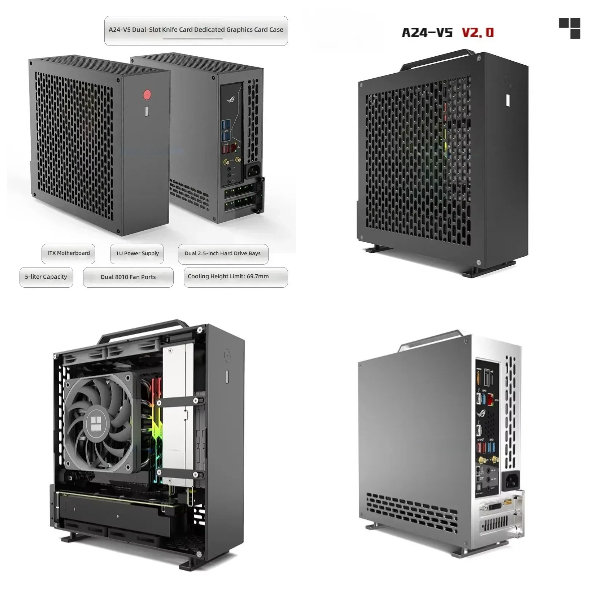 5 Liter Mini A24-V5 2.0 Dual S - Pc Power Supply ulasan dan harga