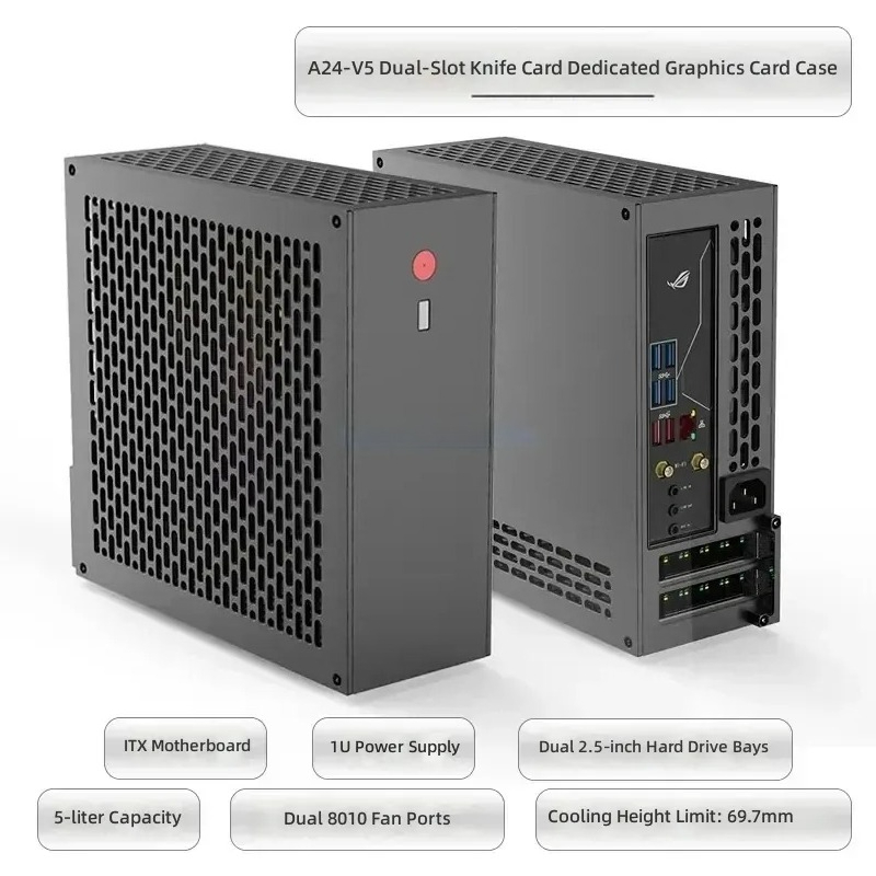 5 Liter Mini A24-V5 2.0 Dual S - Pc Power Supply ulasan dan harga