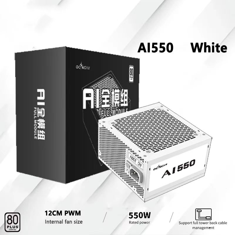 550W 650W 750W 850W Putih 80Pl - Power Supply 750W ulasan dan harga