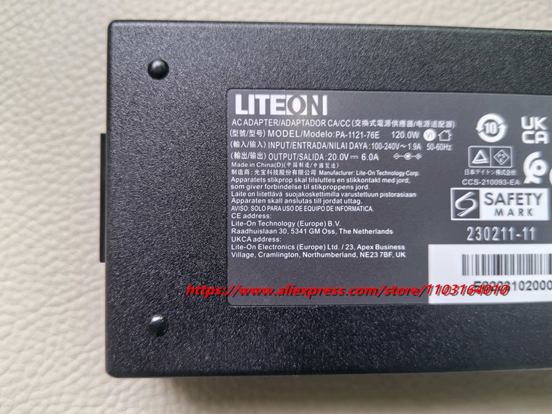 Pengisi Daya Adaptor AC 20V 6A - Pc Power Supply ulasan dan harga