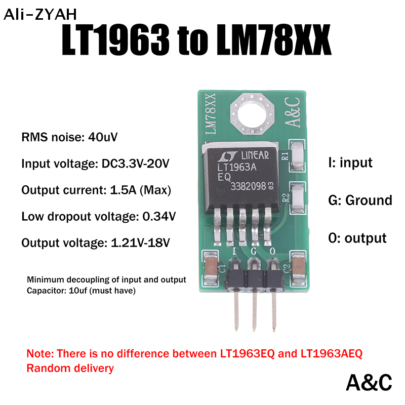 【TG16】1 Buah Konverter LT1963  - Power Supply 12V ulasan dan harga