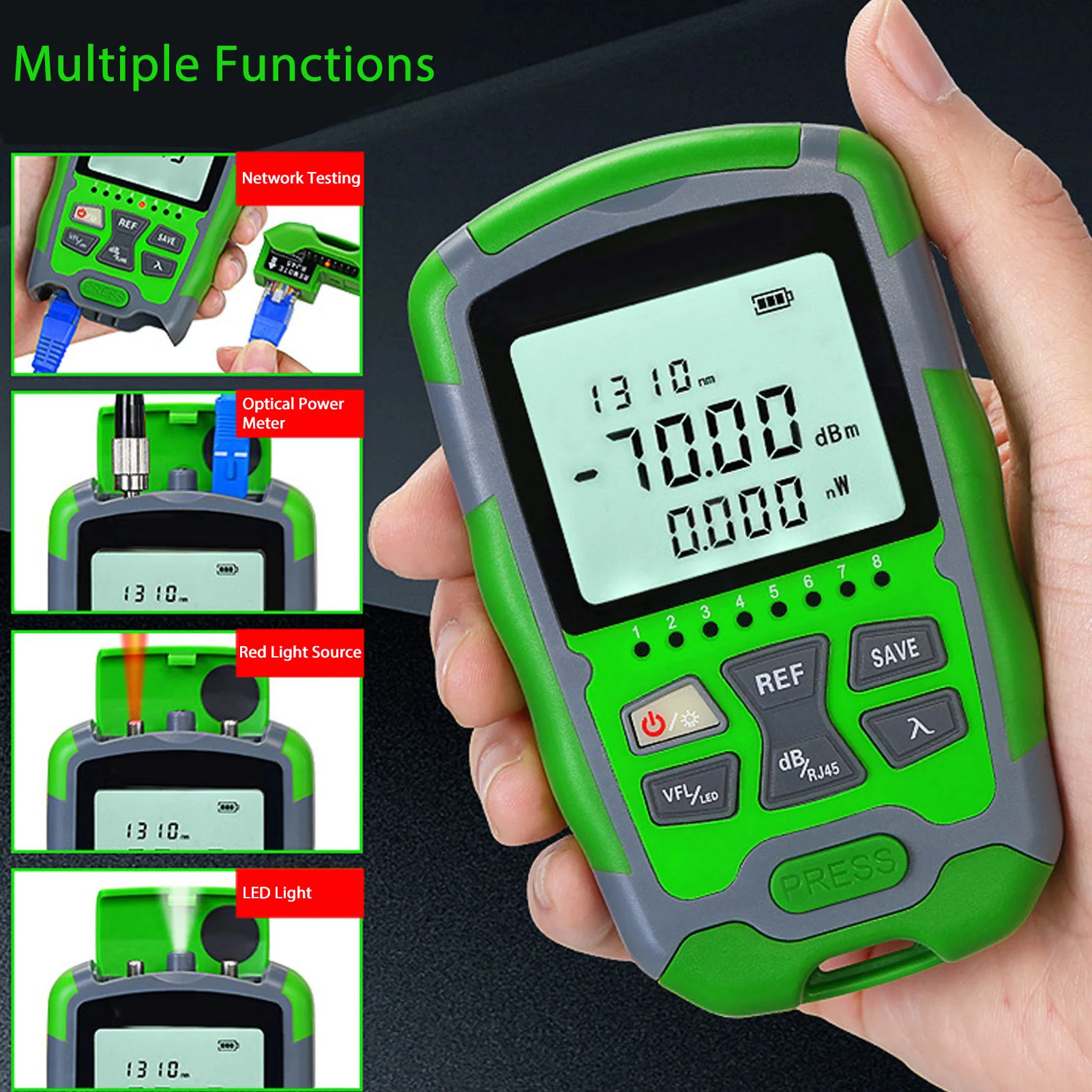 Penguji Daya Kabel Optik Lampu - Power Supply Tester ulasan dan harga