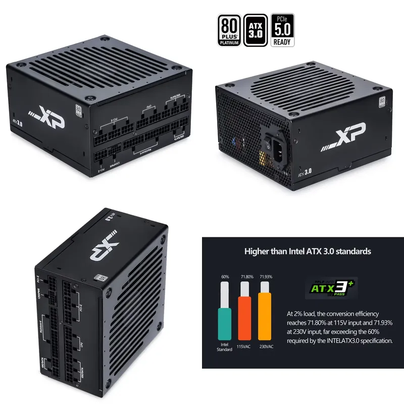 【CHIMU HOME】 850/1000/1200W 80 - Pc Power Supply ulasan dan harga
