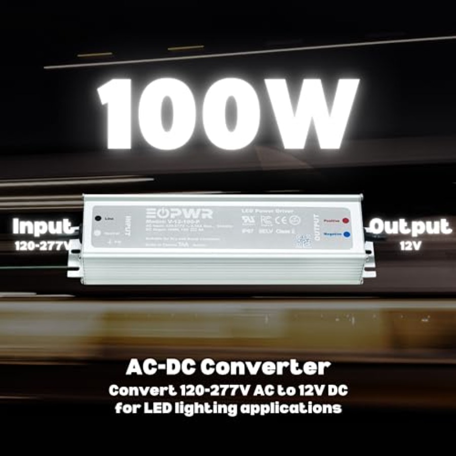 Driver LED Tahan Air IP67 Catu - Ac Power Supply ulasan dan harga