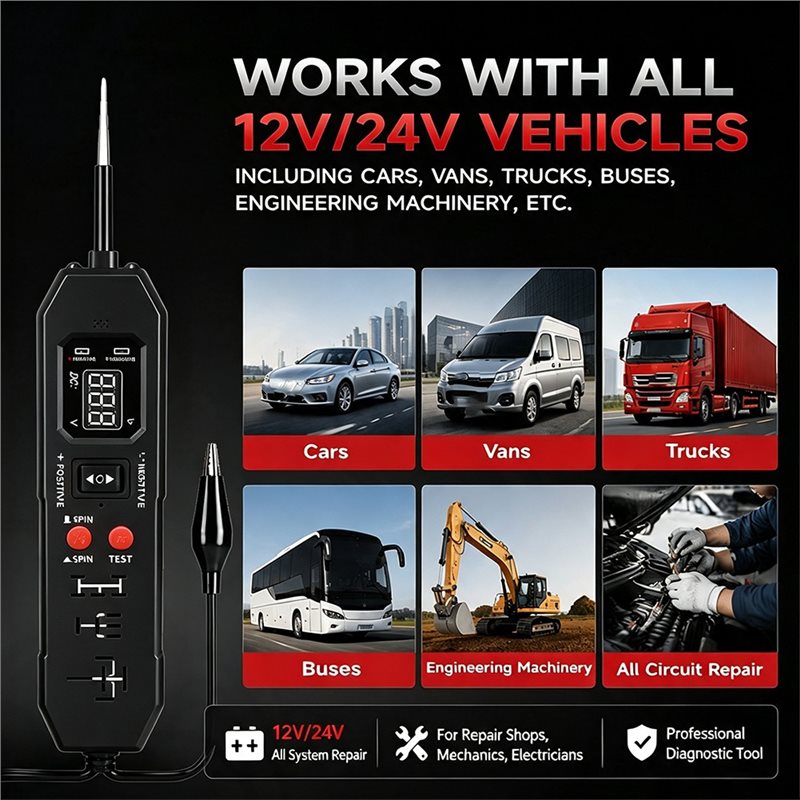 Penguji Relay Otomotif BARU, P - Power Supply Tester ulasan dan harga