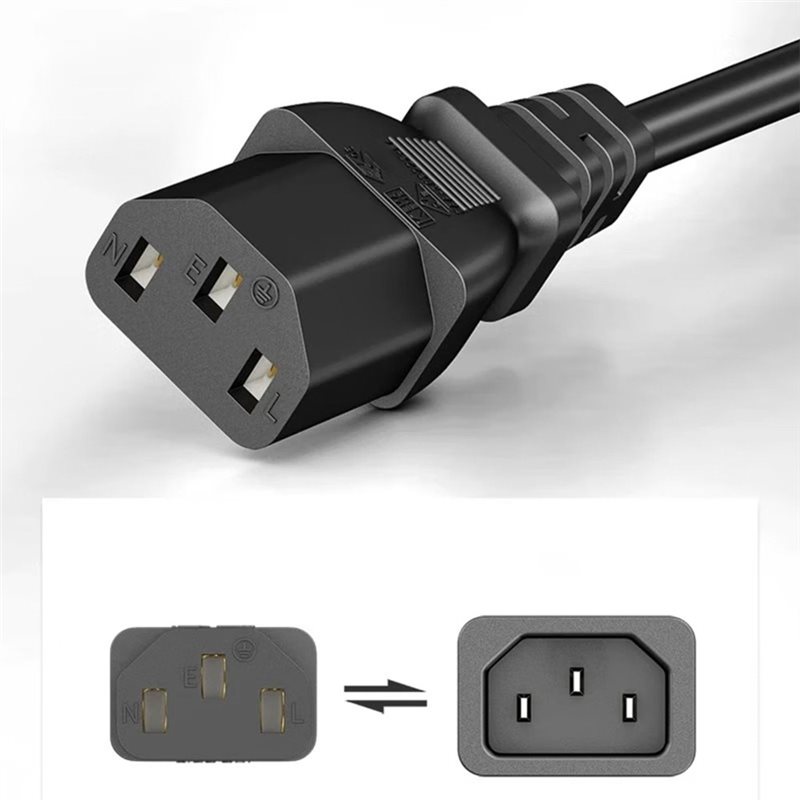 Kabel Catu Daya EU Plug C13 1. - Psu Computer ulasan dan harga
