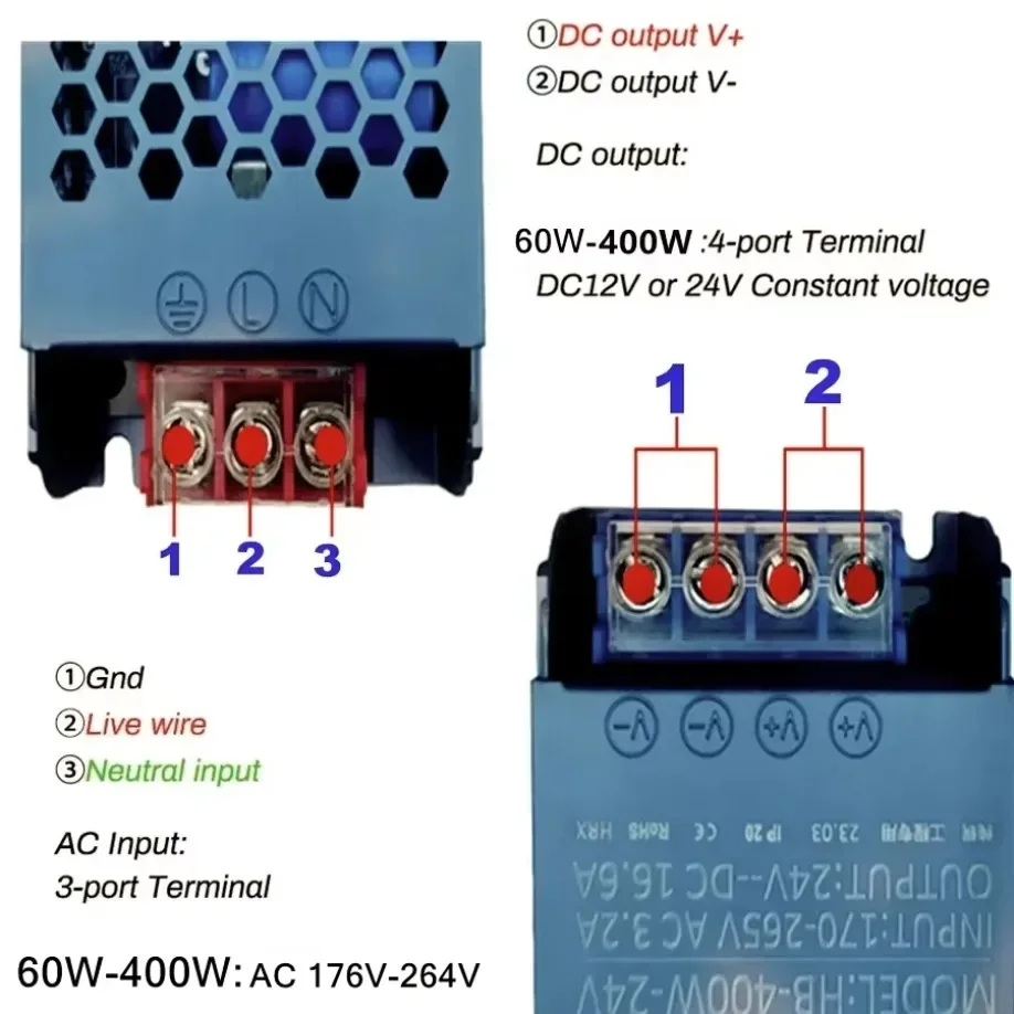 DC12V/24V Adaptor Catu Daya Tr - Smps Power Supply ulasan dan harga