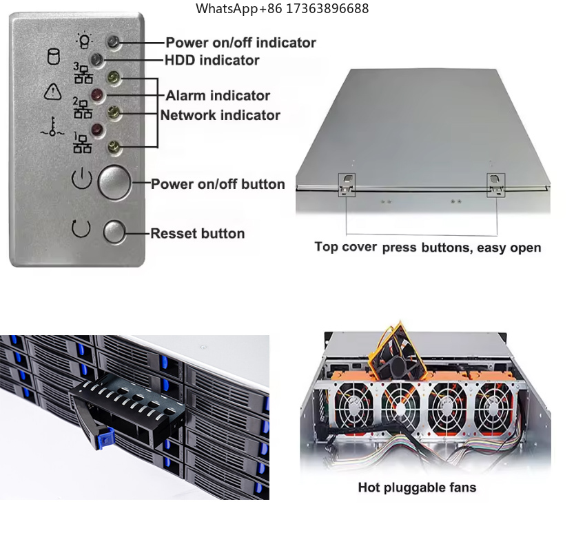 Casing Server Rak 4U dengan 24 - Server Power Supply ulasan dan harga