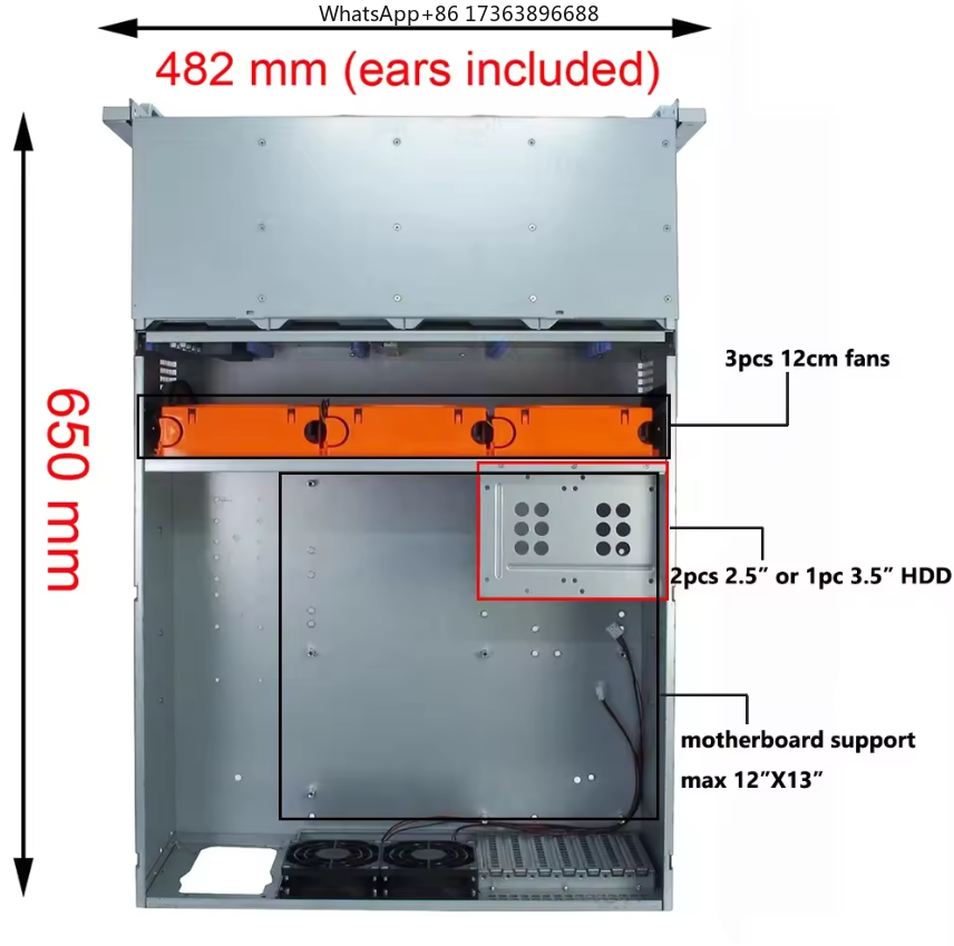Casing Server Rak 4U dengan 24 - Server Power Supply ulasan dan harga
